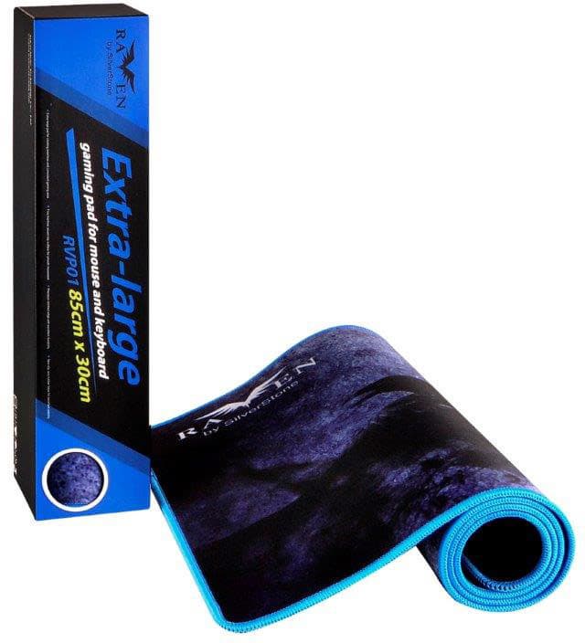 Размеры коврика SilverStone RVP01 — 850 х 300 х 3 мм