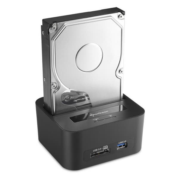 Sharkoon представила док-станции QuickPort XT Duo Clone и QuickPort XT HC