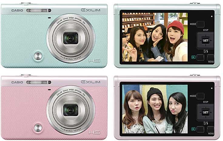 В качестве сменных носителей в камерах Casio Exilim EX-ZR3000 и EX-ZR60 используются карты памяти формата SD