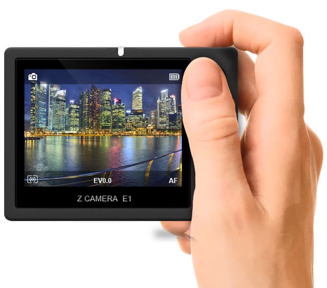 В камере используется датчик изображения формата Micro Four Thirds и процессор изображений Ambarella A9