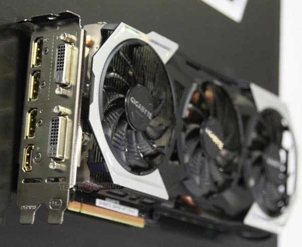 3D-карта Gigabyte GeForce GTX 980 Ti Gaming G1 оснащена шестью видеовыходами