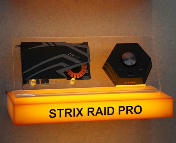 Звуковые карты Asus Strix Raid DLX и Strix Raid Pro будут комплектоваться внешним модулем