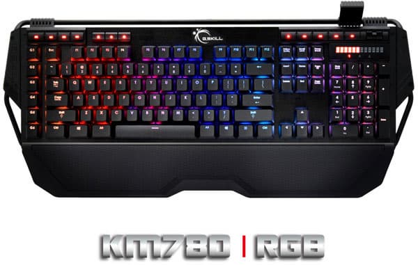 Различие между моделями G.Skill Ripjaws KM780 RGB и KM780 MX заключено в подсветке