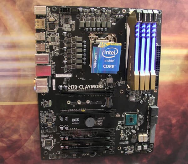 В серию системных плат ECS L337 войдут модели Z170-Claymore и Z170-Blade