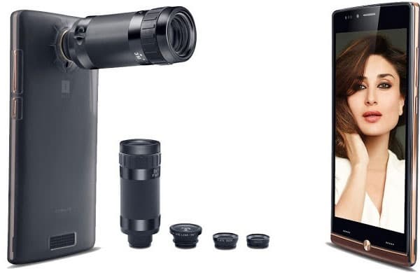 Один из объективов iBall mSLR Cobalt4 — трансфокатор с восьмикратным зумом