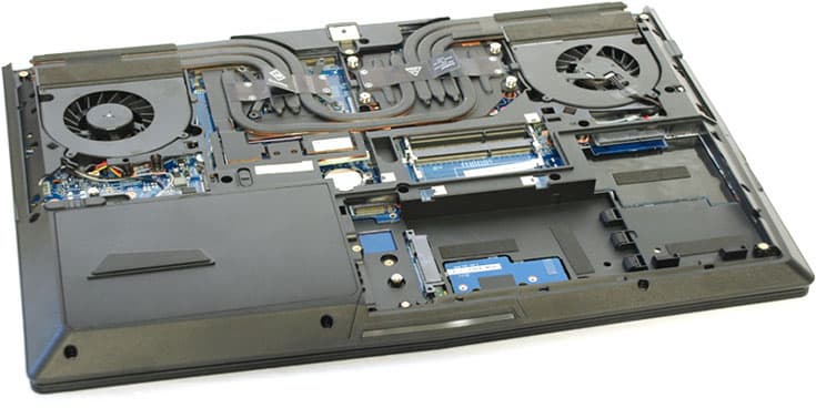 В ноутбуке Eurocom P5 Pro используется настольный процессор с возможностью замены