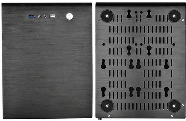 Компьютерный корпус X2 Cube Max вмещает системную плату типоразмера microATX