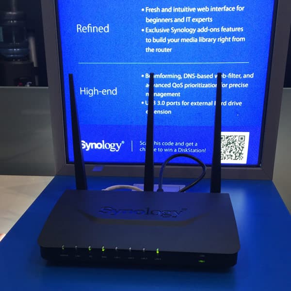 Пропускная способность маршрутизатора Synology Router RT1900ac достигает 1,9 Гбит/с