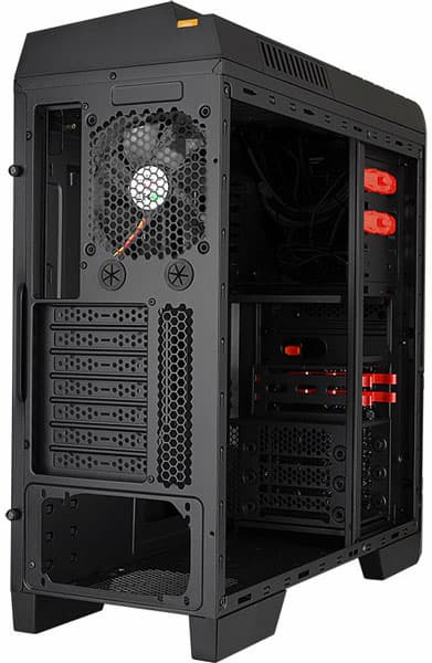 В боковой панели компьютерного корпуса CoolTek GT-04 есть окно неправильной формы