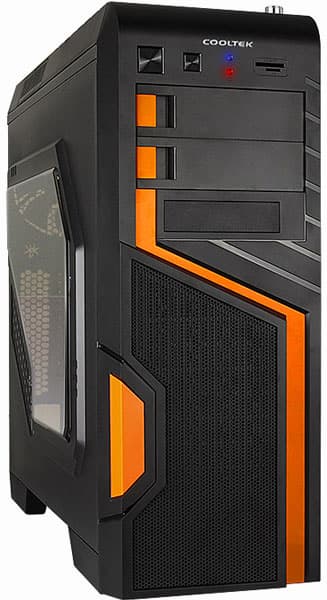 В боковой панели компьютерного корпуса CoolTek GT-04 есть окно неправильной формы