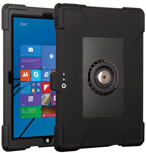 Чехол aXtion Edge M соответствует требованиям теста MIL-STD-810, защищая планшет в случае падений с высоты до 1,8 м