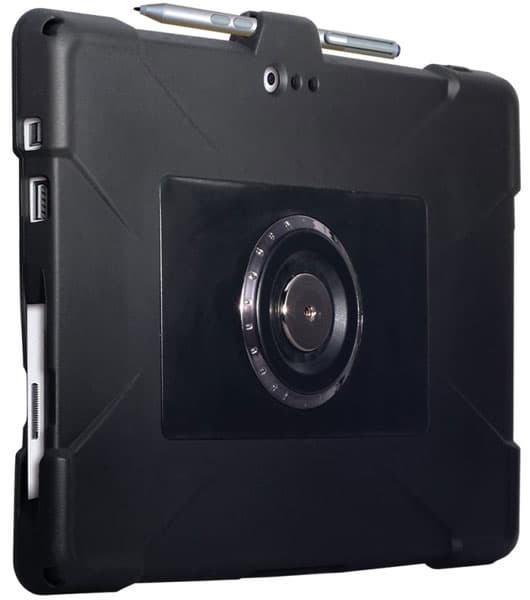 Чехол aXtion Edge M соответствует требованиям теста MIL-STD-810, защищая планшет в случае падений с высоты до 1,8 м