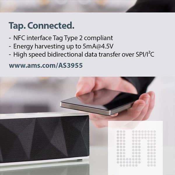 Наличие радиочастотного интерфейса позволяет подключать к AS3955 антенну без дополнительных внешних компонентов