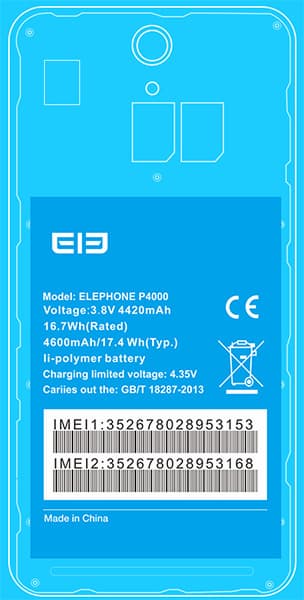 Elephone P4000