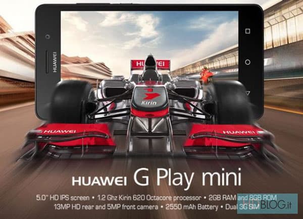 Смартфон Huawei G Play Mini представлен в Италии