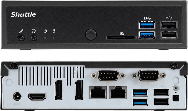 Рекомендованная цена Shuttle DH170 — 224 евро