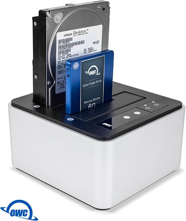 Корпус OWC Drive Dock изготовлен из алюминия