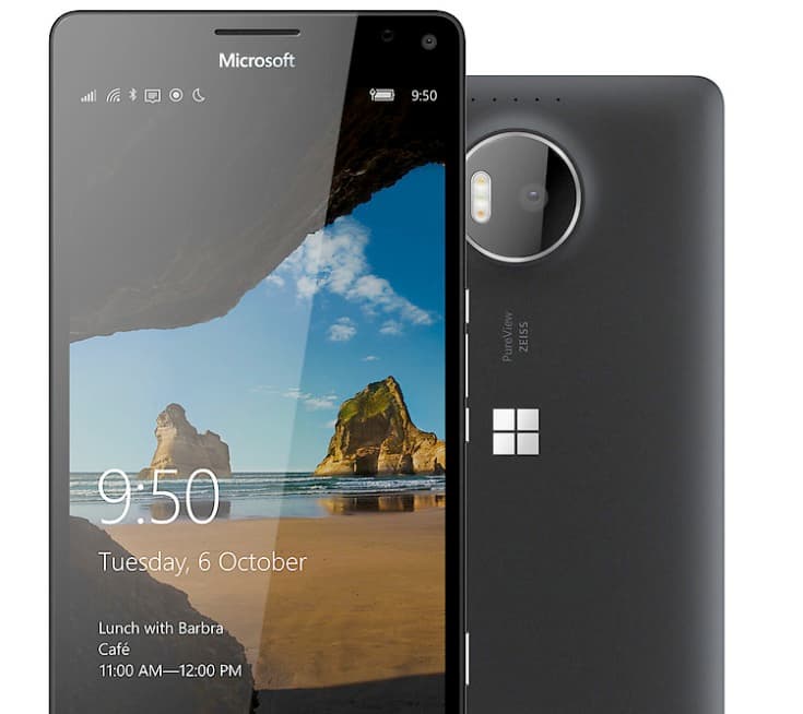 Представлены смартфоны Microsoft Lumia 950 и 950 XL