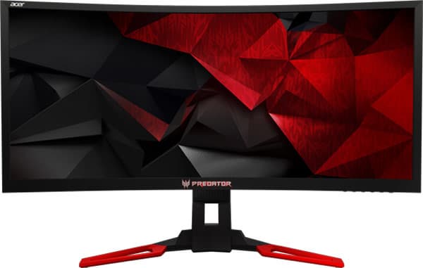 Размер вогнутого экрана Acer Predator Z35 — 35 дюймов