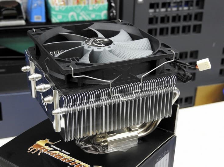 Кулер Scythe Kabuto 3 располагает пятью тепловыми трубками