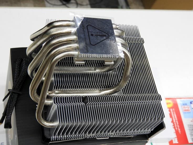 Кулер Scythe Kabuto 3 располагает пятью тепловыми трубками