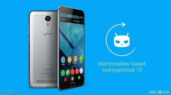 UMi Touch может стать первым смартфон с SoC Mediatek, который получит CyanogenMod 13