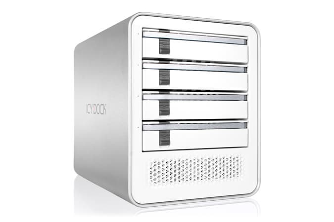 Корпуса для внешних массивов ICYCube MB561U3S-4S R1 и ICYCube MB561U3S-4SB R1 вмещают по четыре накопителя