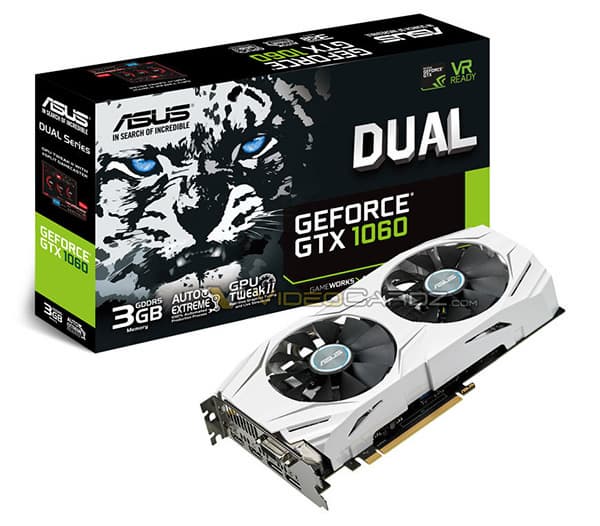 ASUS GTX 1060 DUAL 3GB