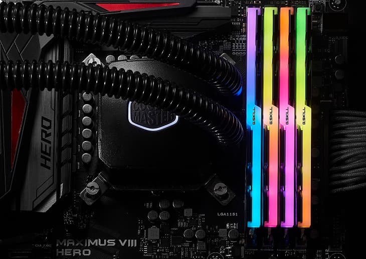 Планки G.Skill Trident Z RGB не требуют дополнительного питания