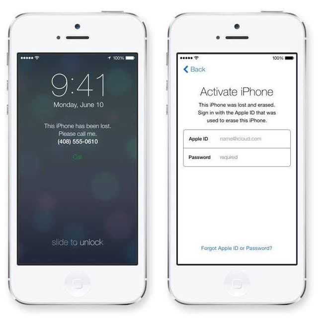 Функция Activation Lock активируется автоматически при включении Find My iPhone