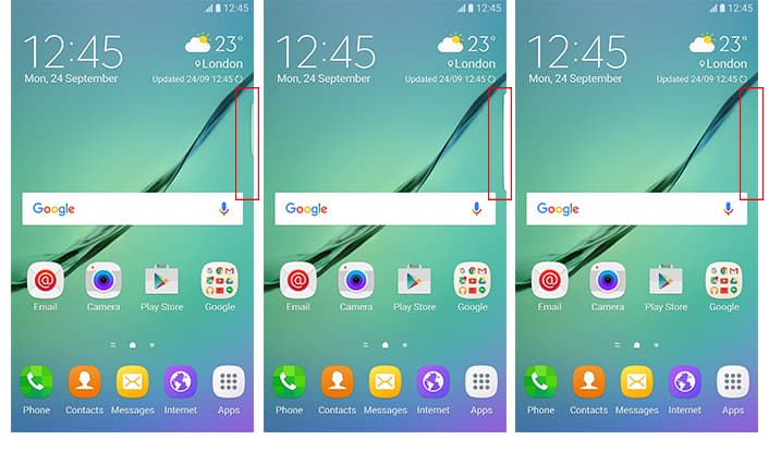 Боковая панель смартфонов Samsung edge расширилась вдвое