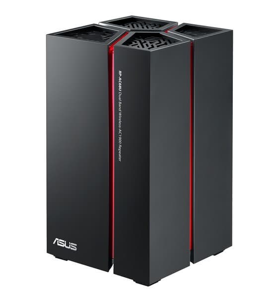 Повторитель Asus RP-AC68U поддерживает скорость до 1900 Мбит/с