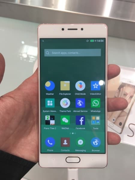 Смартфон Gionee S8 оценили в 450 евро