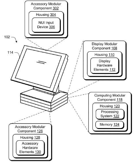 По замыслу изобретателей, модульный компьютер может состоять из дисплея и других модулей