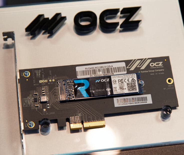 На CES показаны твердотельные накопители OCZ Trion 150 и RevoDrive 400
