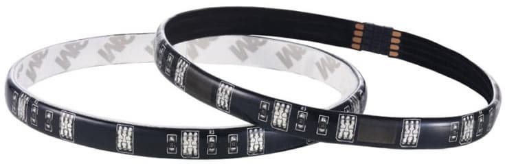 Ленты CableMod WideBeam LED рассчитаны на подачу питания по разъему SATA