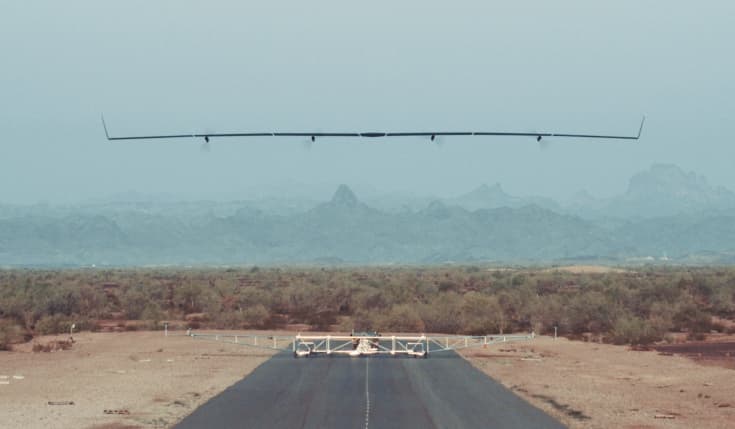 БПЛА Facebook Aquila поднялся в воздух