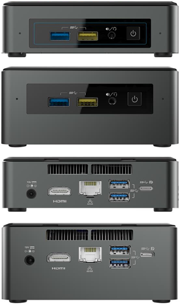 Intel NUC Baby Canyon: внешний вид