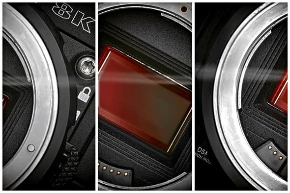 Датчик изображения Helium отличается от датчика изображения Dragon размерами активной области