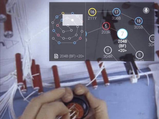 Понадобилось подключить Google Glass с базами данных, в которых хранится необходимая монтажникам информация