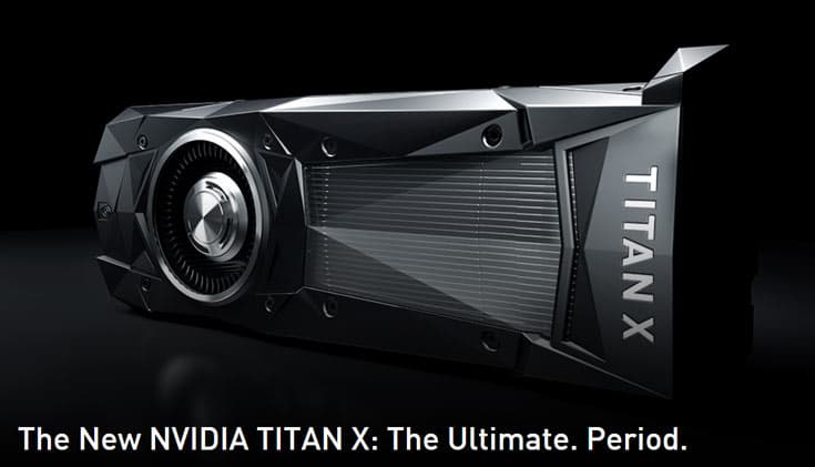 Продажи новой 3D-карты Nvidia Titan X начнутся 2 августа по цене $1200
