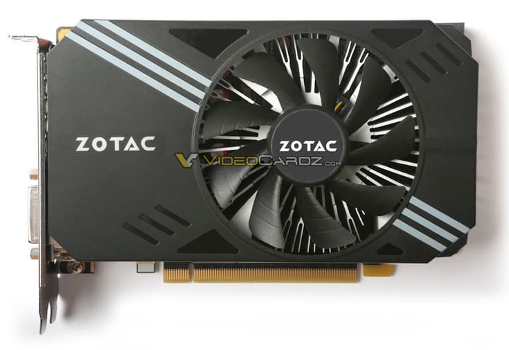 Система охлаждения Zotac GeForce GTX 1060 Mini построена по схеме с одним вентилятором