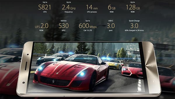 Asus ZenFone 3 Deluxe получил однокристальную платформу Qualcomm Snapdragon 821