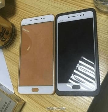 Так выглядит фронтальная панель готовящегося к выпуску смартфона Vivo X7