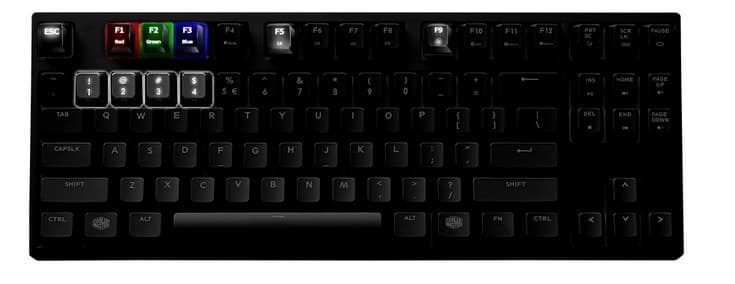 Клавиатуры Cooler Master MasterKeys Pro L и MasterKeys Pro S могут быть основаны на разных переключателях