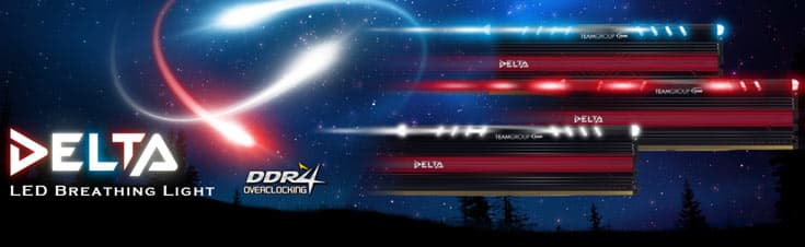 Модули оперативной памяти Team Group Delta DDR4 поддерживают технологию Intel XMP 2.0