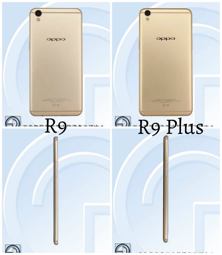 Смартфоны Oppo R9 и R9 Plus появились в базе TENAA. Пятиминутной зарядки хватит для двух часов разговоров благодаря технологии VOOC