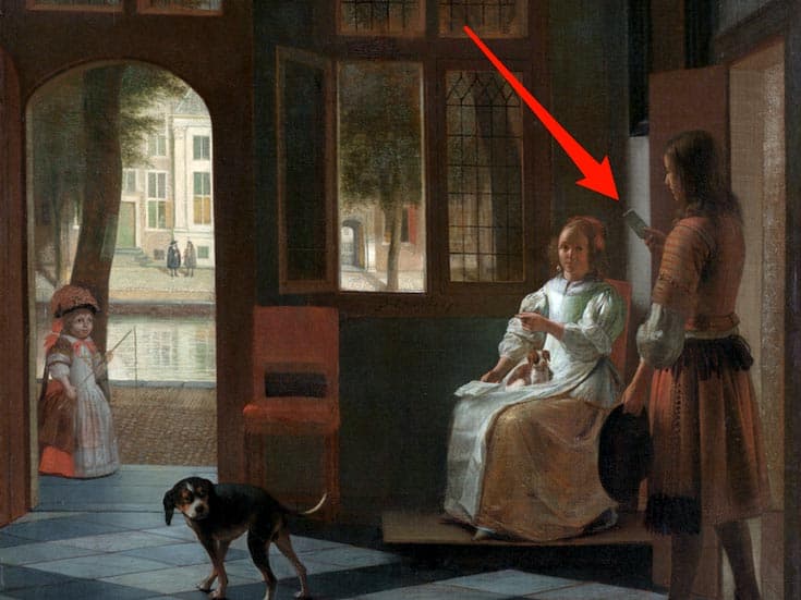 Автором картины «Письмо» является голландский художник Питер де Хох