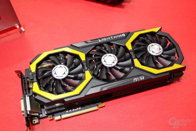 Появились фото карты MSI GTX 1080 Lightning