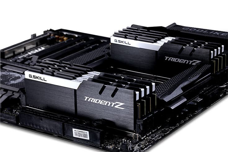 G.Skill предлагает пять новых вариантов цветового оформления модулей памяти Trident Z DDR4